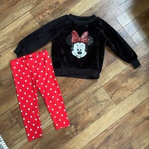 2T Disney Junior Minnie 2 Piece Outfit